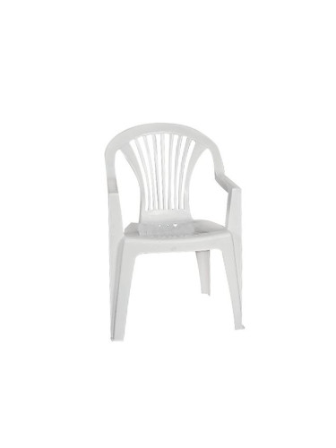Градински стол бял цвят