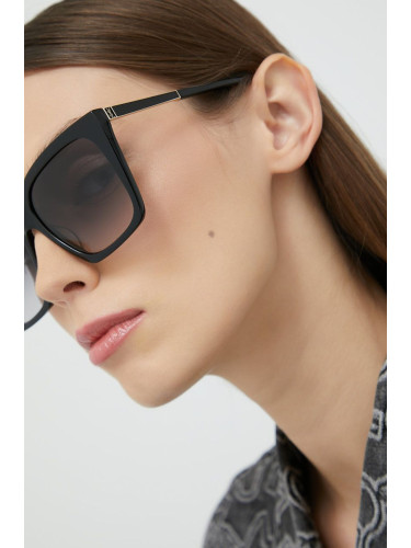 Слънчеви очила Saint Laurent в черно