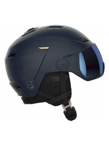 Salomon Icon LT Visor Photo Sigma Wisteria Navy S (53-56 cm) Каска за ски