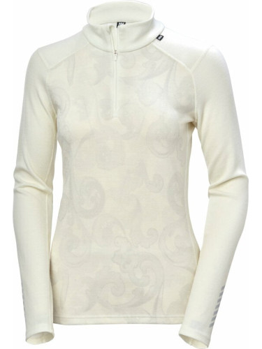 Helly Hansen W Lifa Merino Midweight 2-in-1 Graphic Half-zip Off White Rosemaling XS Tермобельо