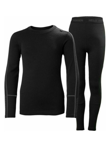 Helly Hansen JR Lifa Merino Midweight Set Black 10 Чорапи / Бельо