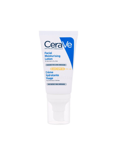 CeraVe Moisturizing Facial Lotion SPF50 Дневен крем за лице за жени 52 ml