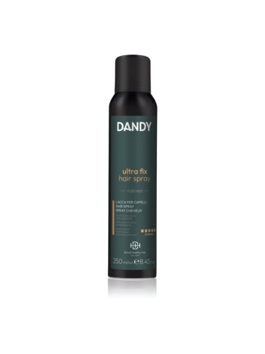 DANDY Hair Spray Extra Dry Fixing лак за коса с екстра силна фиксация за мъже 250 мл.