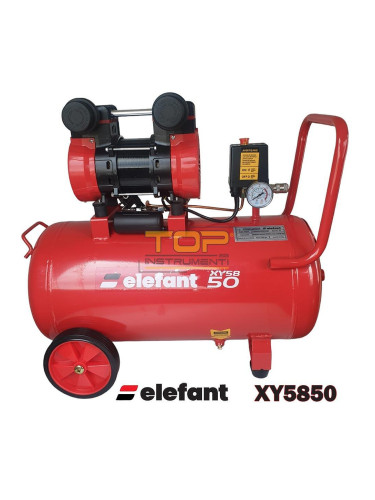 Компресор за въздух, безмаслен, 50л, 8 bar, 2.3 к.с., Elefant XY5850