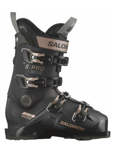 Salomon S/Pro HV 100 W GW Black/Pinkgold Met./Beluga 25/25,5 Обувки за ски спускане