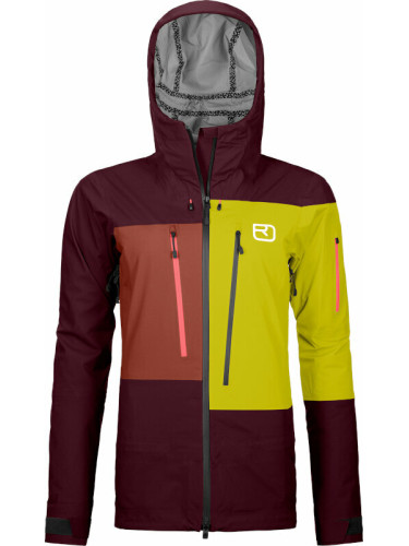 Ortovox 3L Deep Shell Jacket W Dark Wine S Ски яке