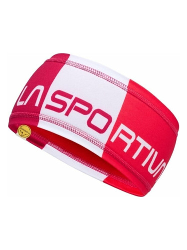 La Sportiva Diagonal Headband Cerise/White UNI Лента за глава