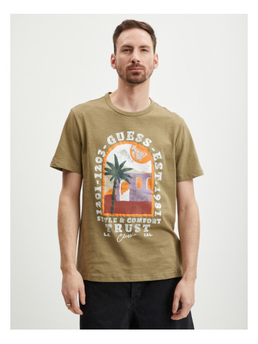 Guess Palm Window T-shirt Bezhov