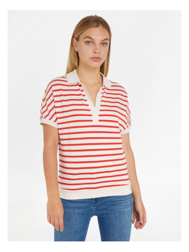 Tommy Hilfiger Polo T-shirt Cherven