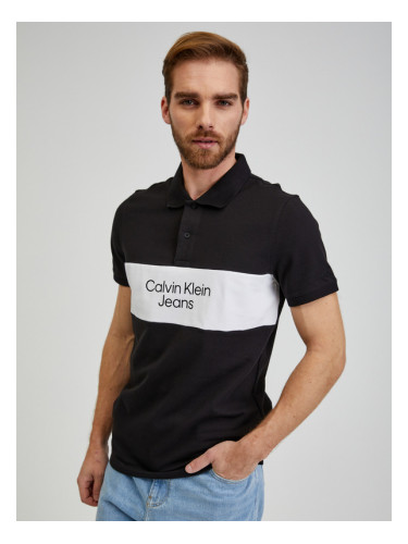 Calvin Klein Jeans Polo T-shirt Cheren