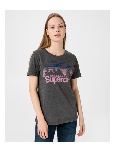 SuperDry Wilderness Тениска Siv