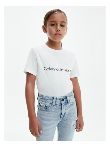 Calvin Klein Jeans Тениска детски Byal