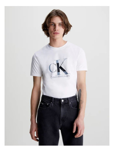 Calvin Klein Jeans T-shirt Byal