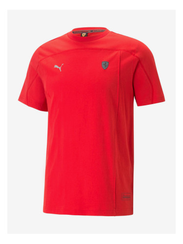 Puma Ferrari Style T-shirt Cherven