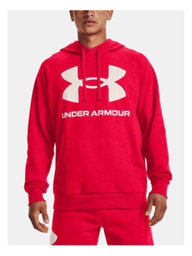 Under Armour UA Rival Fleece Big Logo HD Sweatshirt Cherven