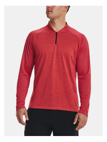 Under Armour UA Tech 2.0 Novelty 1/4 Zip T-shirt Cherven