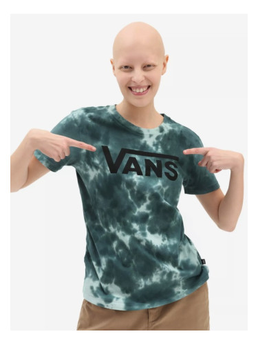 Vans Cloud Wash Logo Crew T-shirt Sin