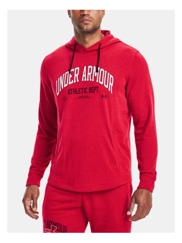 Under Armour UA Rival Try Athlc Dept HD Sweatshirt Cherven