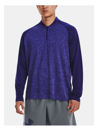 Under Armour UA Tech 2.0 Novelty 1/4 Zip-BLU T-shirt Sin