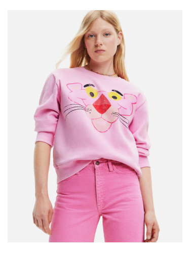 Desigual Pink Panther Sweatshirt Rozov