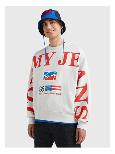 Tommy Jeans Sweatshirt Siv