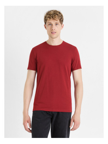 Celio Febloc T-shirt Cherven