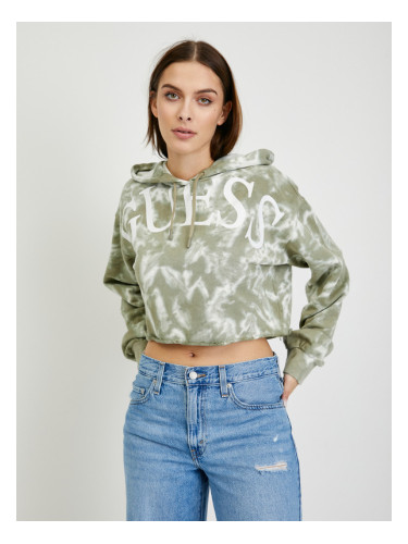 Guess Tie Dye Sweatshirt Zelen