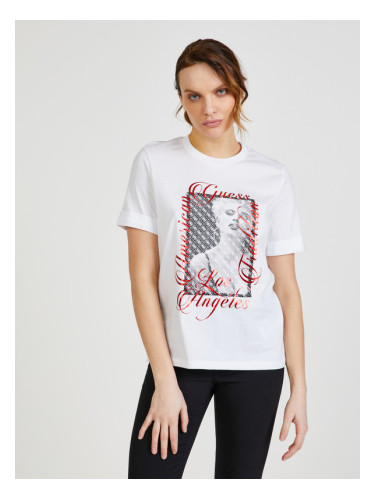 Guess Bellavita T-shirt Byal