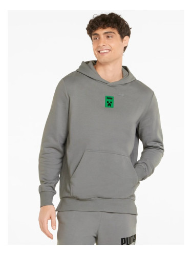 Puma Puma x Minecraft Sweatshirt Siv