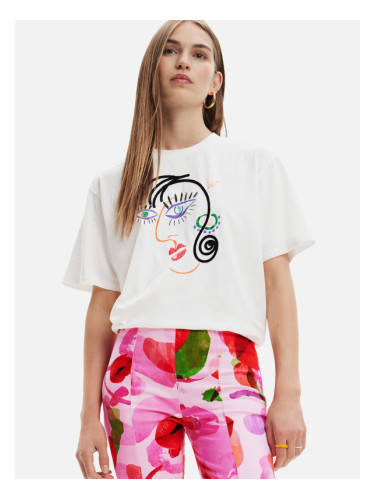 Desigual Face T-shirt Byal