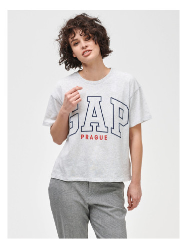 GAP Logo Prague T-shirt Siv