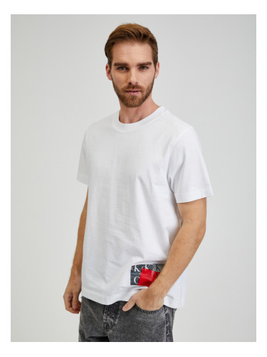 Calvin Klein Jeans T-shirt Byal