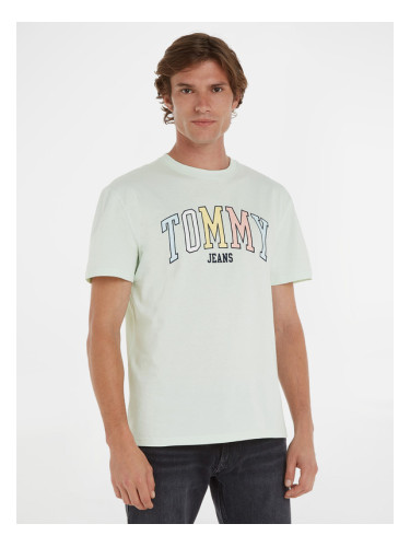 Tommy Jeans College Pop T-shirt Zelen