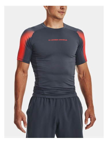 Under Armour UA HG Armour Novelty SS-GRY T-shirt Siv