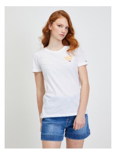 Tommy Jeans T-shirt Byal