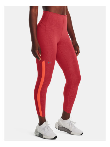 Under Armour UA Rush Legging Emboss Perf Клин Cherven