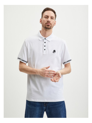 Karl Lagerfeld Polo T-shirt Byal