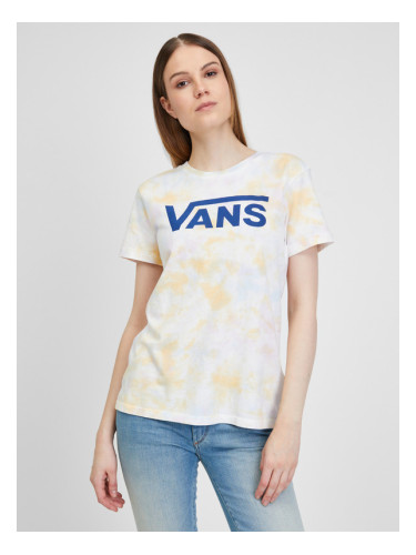 Vans Logo Wash Crew T-shirt Byal