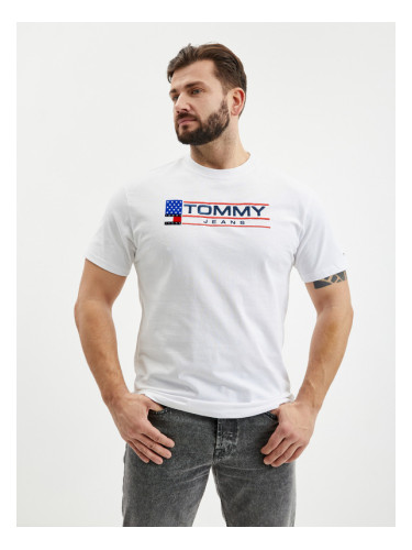 Tommy Jeans T-shirt Byal