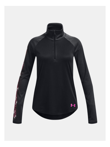 Under Armour UA Tech Graphic 1/2 Zip Тениска детски Cheren