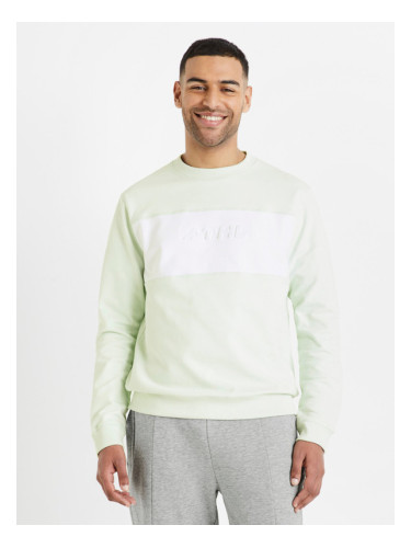 Celio Deatle Sweatshirt Zelen