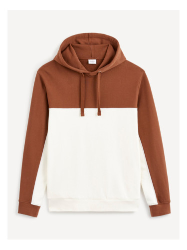 Celio Debiding Sweatshirt Byal