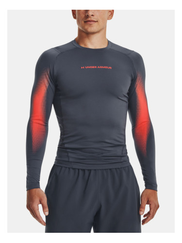 Under Armour UA HG Armour Novelty LS Тениска Siv