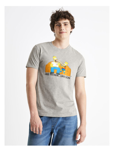 Celio The Simpsons T-shirt Siv