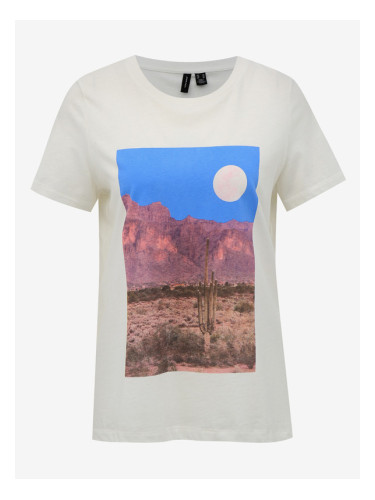 Vero Moda T-shirt Byal