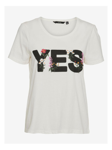 Vero Moda T-shirt Byal