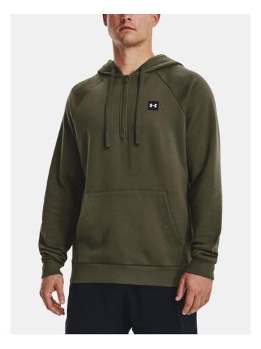 Under Armour UA Rival Fleece 1/2 Zip HD Sweatshirt Zelen