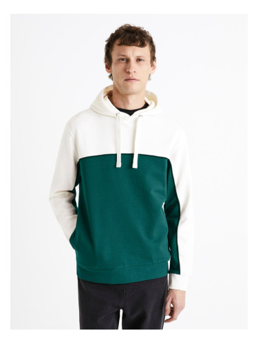 Celio Debiding Sweatshirt Zelen