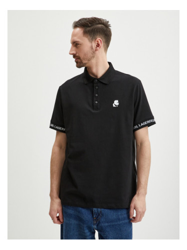 Karl Lagerfeld Polo T-shirt Cheren