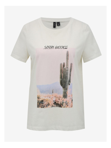 Vero Moda T-shirt Byal